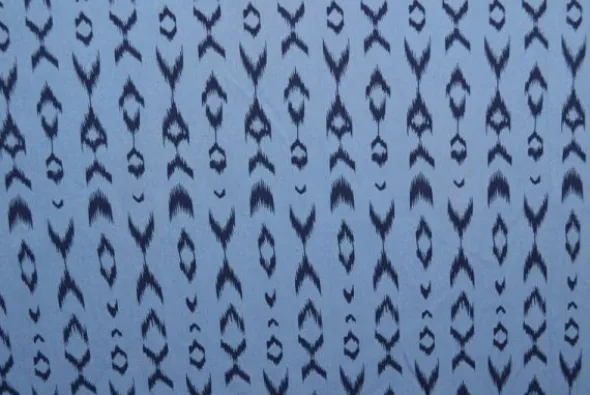 Chambray Aztec - Heavenly Blue