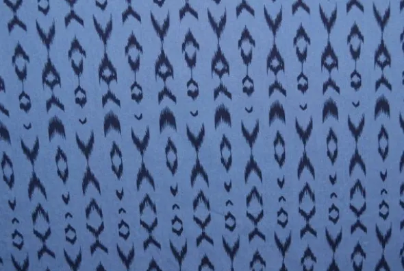 Chambray Aztec - Vintage Blue