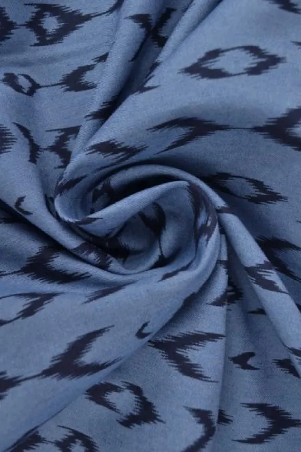 Chambray Aztec - Vintage Blue