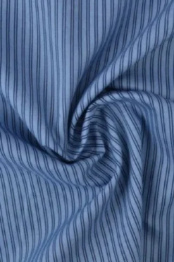 Chambray - Fine Black Lines on Classy Blue