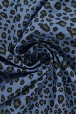Chambray Leopard - Old Blue