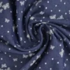 Chambray - White Butterflies and Dots on Dark Blue
