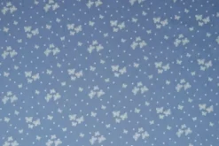 Chambray - White Butterflies and Dots on Classy Blue