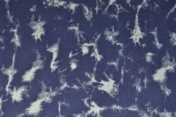 Chambray - White Tie Dye on Dark Blue