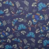 Chiffon - Blue Butterflies on Royal Blue