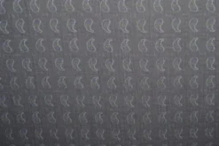 Chiffon - Cute Paisley on Dark Blue