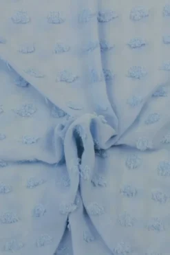 Chiffon Dots - Jeans Blue