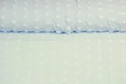 Chiffon Dots - Light Blue Crinkle