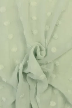 Chiffon Dots - Vintage Green
