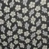 Chiffon - Hawai Flowers Black/Grey