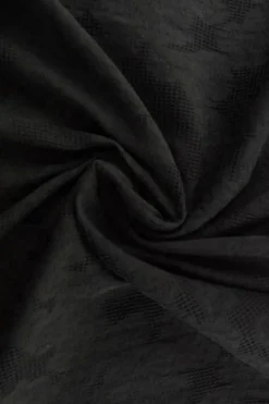 Cotton - Jacquard Roses - Black - 03
