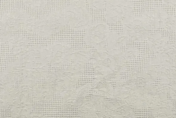 Cotton - Jacquard Roses - Silver/Grey - 25