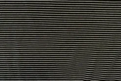 Cotton Jersey Brushed Stripes - Black/White