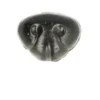 Dierenneus Zwart - 12mm