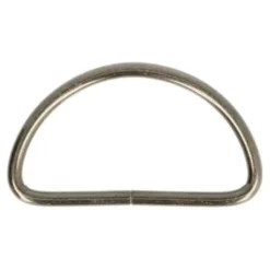 D-Ring 50mm - Dark Silver
