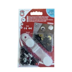 Drukknopen Set - 13,5mm - Zwart