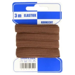 Elastiek 10 mm - Bruin 881
