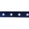 Elastiek 40mm - Stars - Navy/White - 40 mm