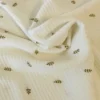 Fashion Reliëf - Olive Acacia on Offwhite