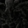 Faux Fur Stripes - Black