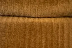 Faux Fur Stripes - Hazelnut