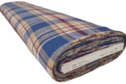 Flanel Ruiten - Beige/Blue/Bordeaux