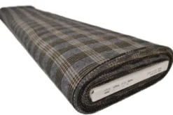 Flanel Ruiten - Camel/Black/White