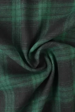 Flanel Ruiten - Dark Green/Black