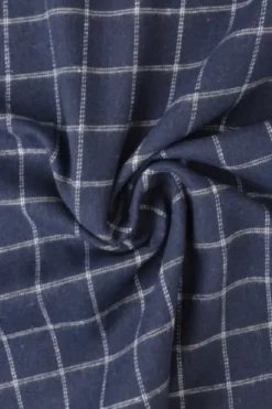 Flanel Ruiten - Dark Navy/White