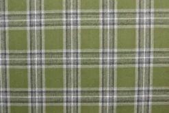 Flanel Ruiten - Mossgreen/Black/White
