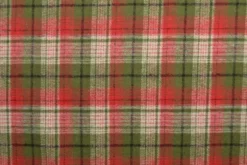 Flanel Ruiten - Mossgreen/Red/White/Black