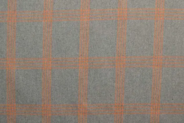 Flanel Ruiten - Mousse Grey/Ocher