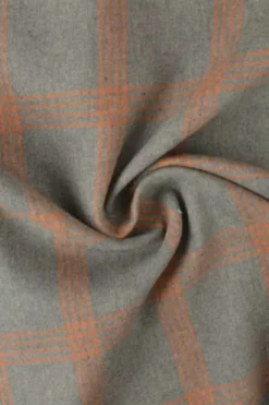 Flanel Ruiten - Mousse Grey/Ocher