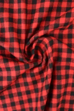 Flanel Ruiten Tiny - Red/Black