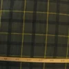 Fleece Print - Big Green Squares with Yellow