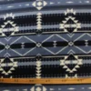 Fleece Print - Dark Blue/Blue Aztec
