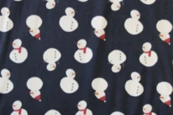 Fleece Print - Frosty the Snowman on Dark Blue