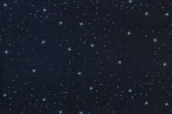 Fleece Print - Night Sky Stars Blue