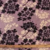Fleece Print - Purple/White Hydrangeas on Lilac