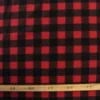 Fleece Print - Red/Black Small Squares