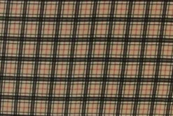 Fleece Print - Red/Black Squares on Beige
