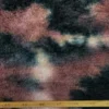 Fluffy Fur Tie Dye - Black/Mauve