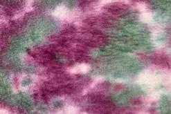 Fluffy Fur Tie Dye - Grey/Pink