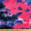 Fluffy Fur Tie Dye - Pink/Black/Blue