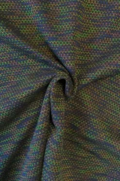 Gebreide Tricot - Colorful Melange on Black