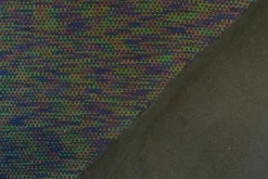 Gebreide Tricot - Colorful Melange on Black