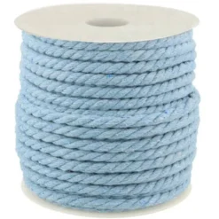 Gedraaid Koord 6 mm - Licht Blauw