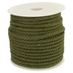 Gedraaid Koord 6 mm - Mosgroen