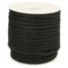 Gedraaid Koord 6 mm - Zwart