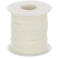 Glanskoord/ Speenkoord 1mm - Ecru